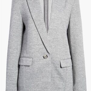 TOPSHOP Knit Oversized Blazer - Size4